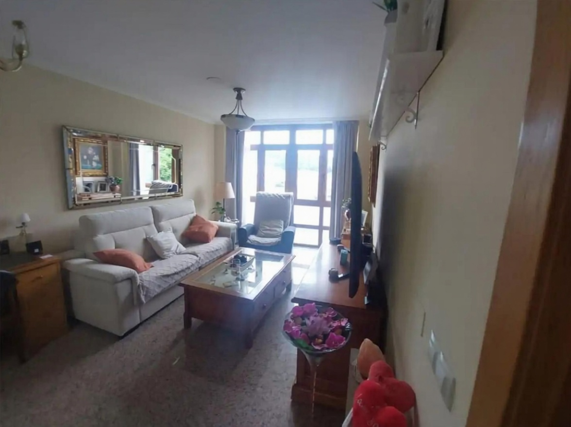 Beachfront flat in Camariñas — Living room