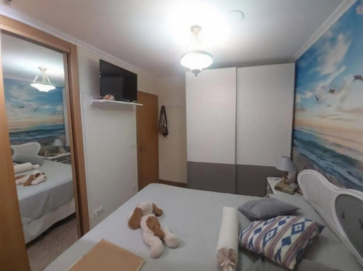 Beachfront flat in Camariñas — Bedroom