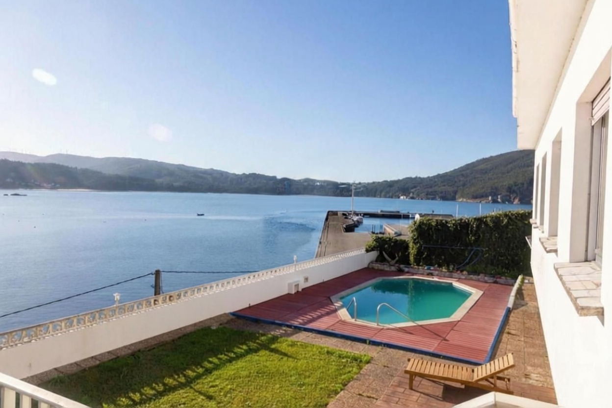 Chalet with direct beach access in Camariñas