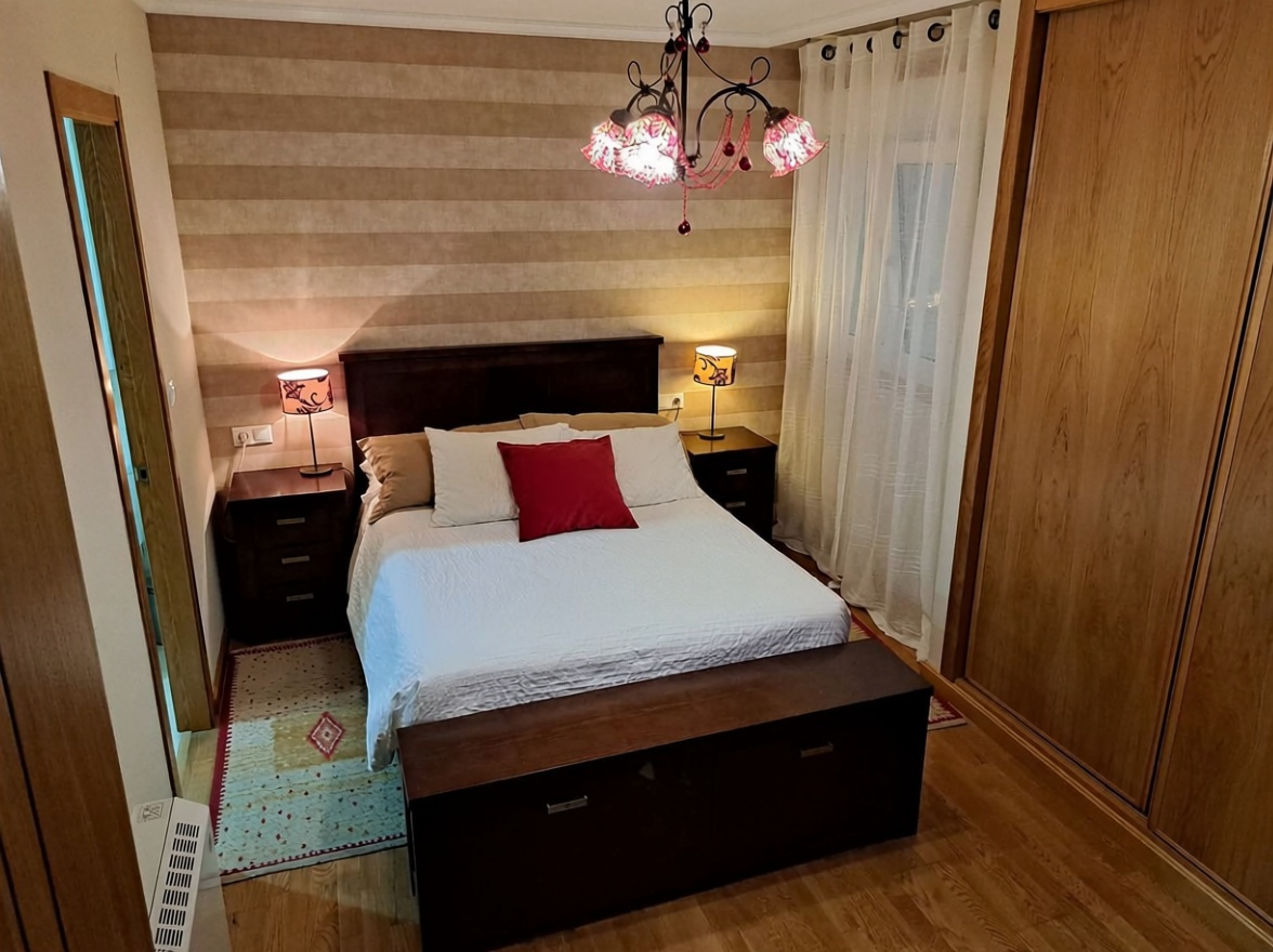 Beachfront flat in Camariñas — Bedroom