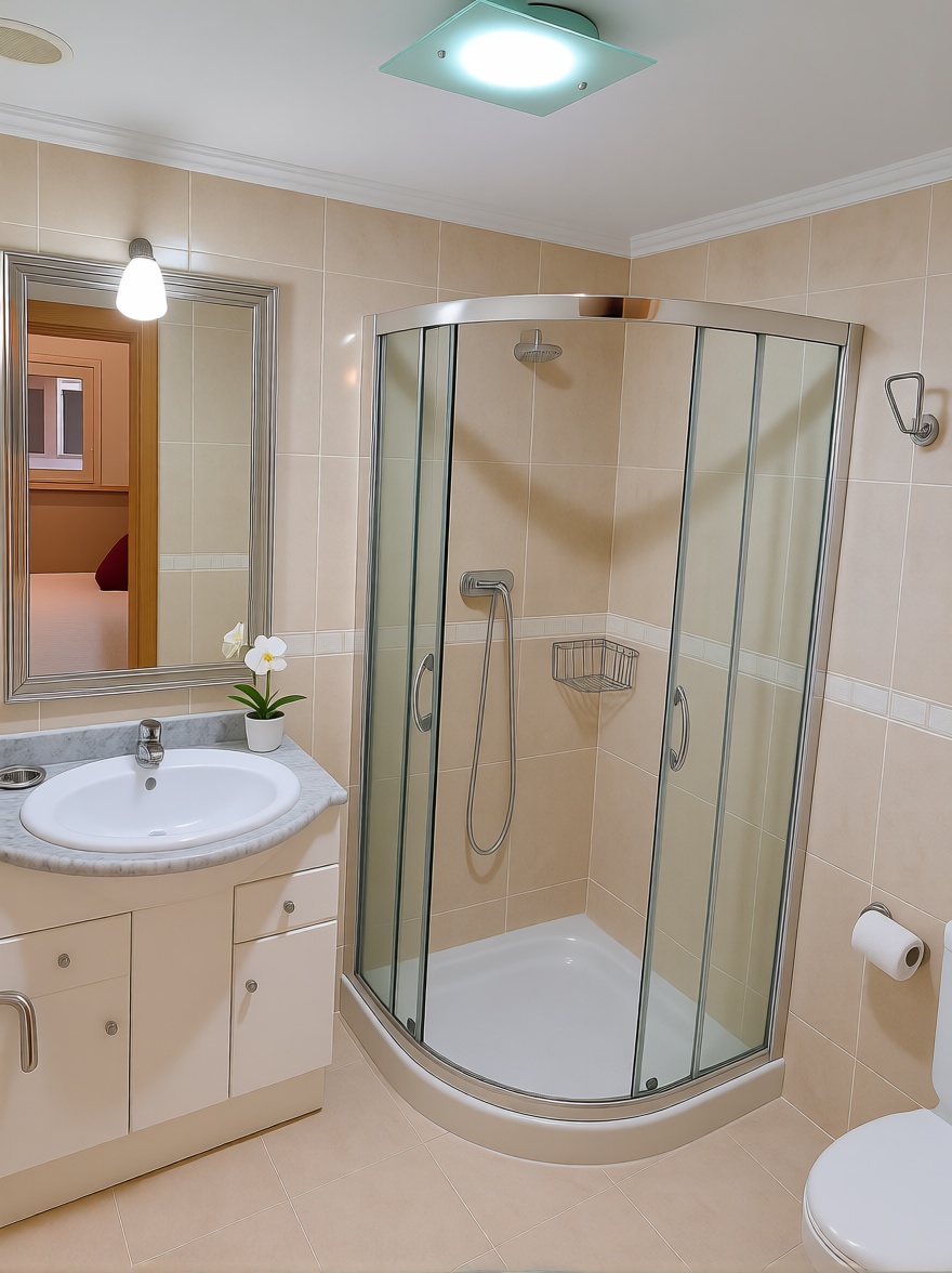 Beachfront flat in Camariñas — Bathroom