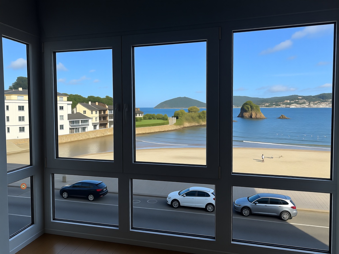 Piso en primera línea de playa en Camariñas — Vista mar