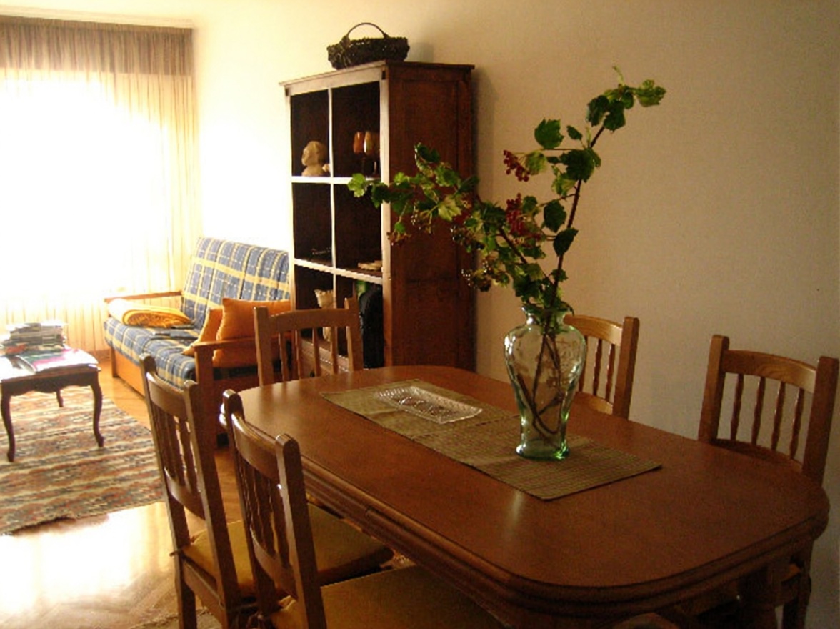 Beachfront flat in Camariñas — Living room