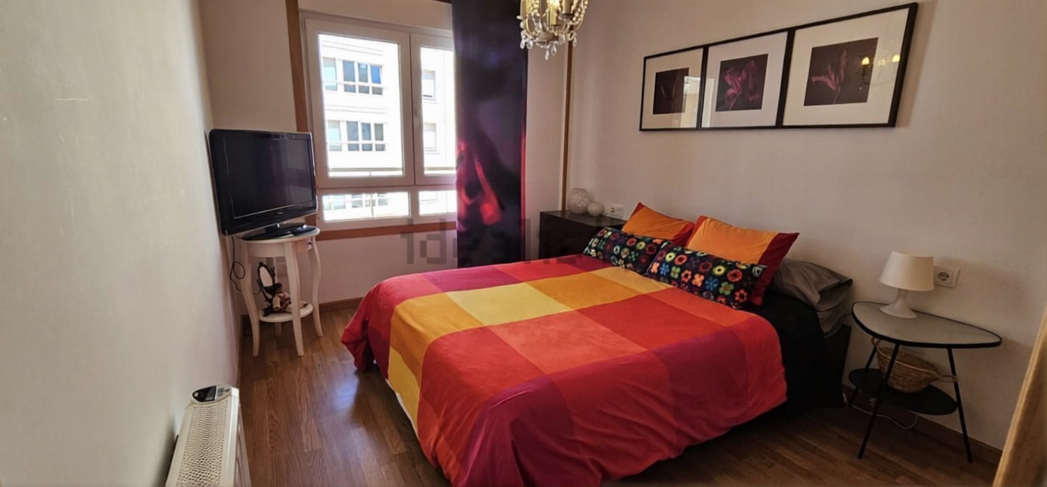 Beachfront flat in Camariñas — Bedroom