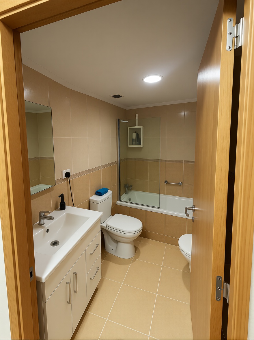 Beachfront flat in Camariñas — Bathroom