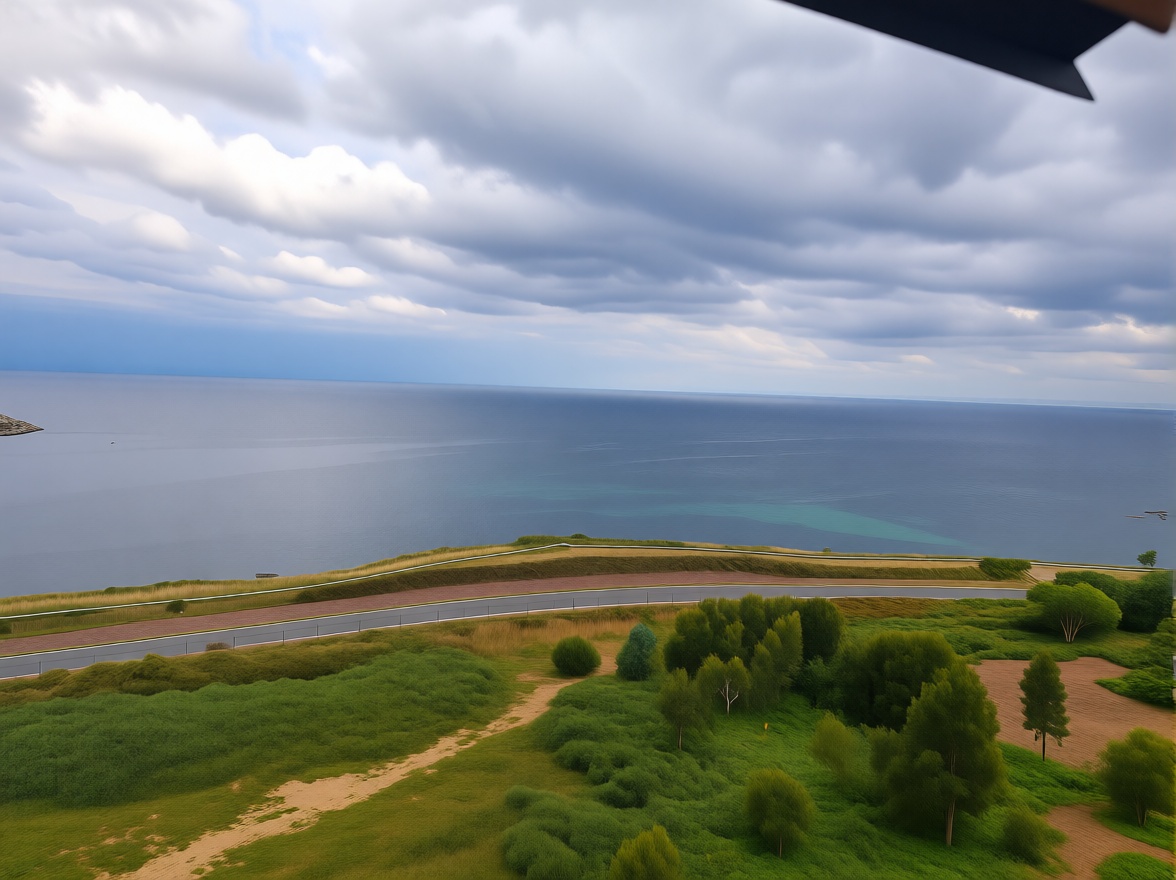 Seafront attic in Camariñas — Sea view