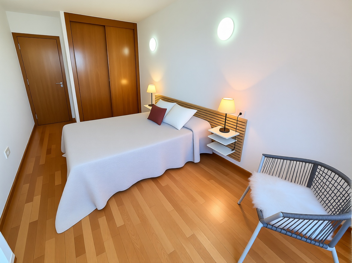 Seafront attic in Camariñas — Bedroom