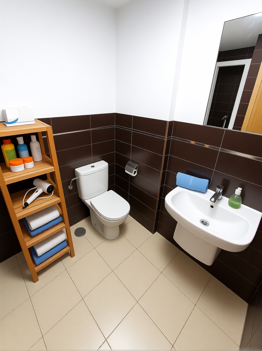 Seafront attic in Camariñas — Bathroom