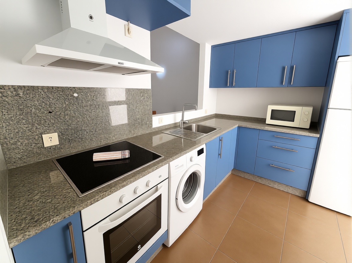 Seafront attic in Camariñas — Kitchen