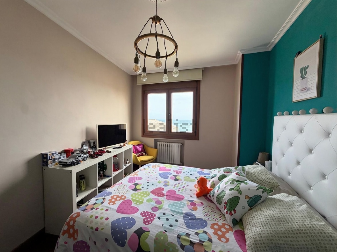 Chalet with direct beach access in Camariñas — Bedroom