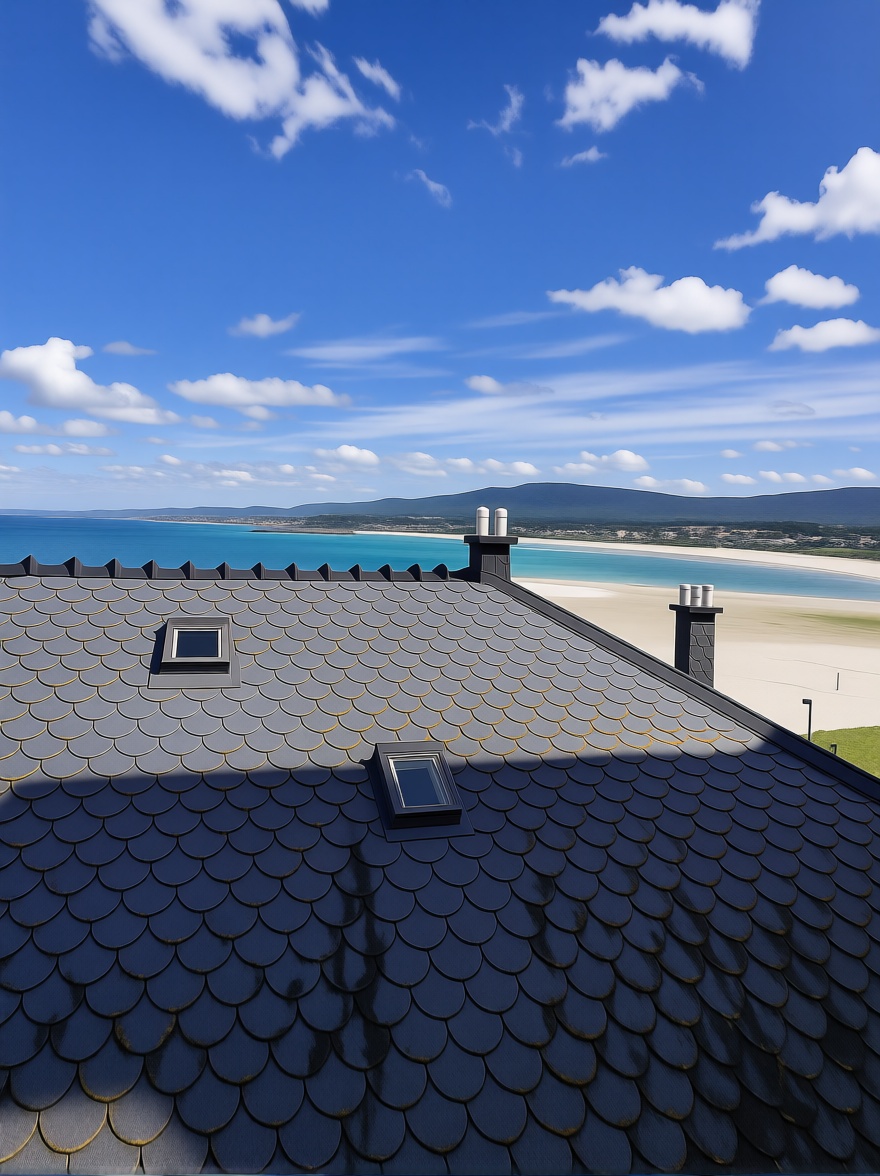 Seafront attic in Camariñas — Kitchen