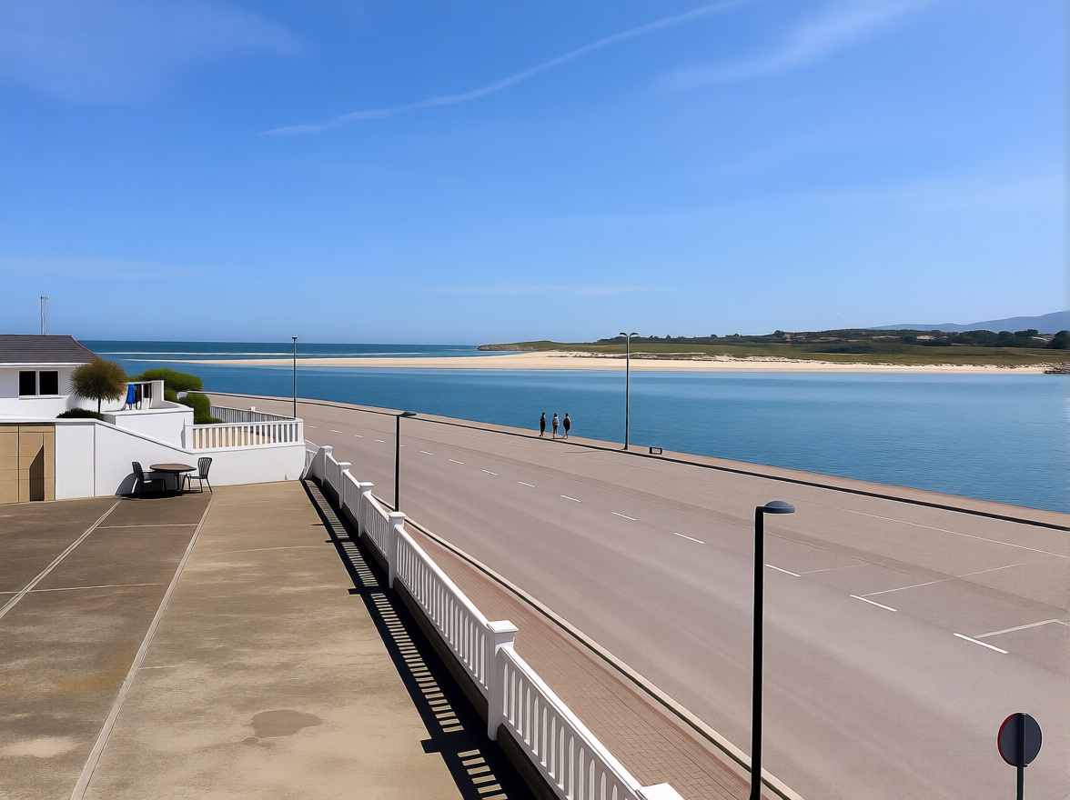 Chalet with direct beach access in Camariñas — Sea view