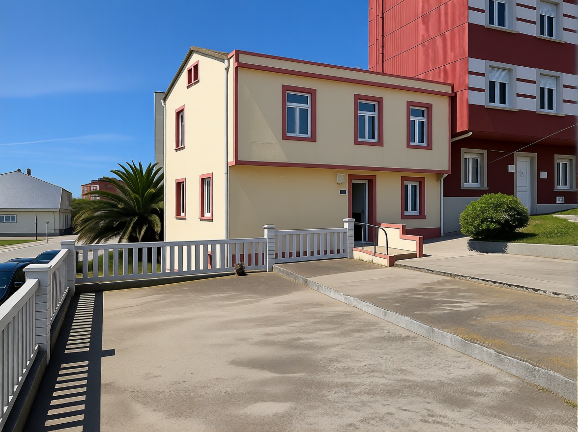 Chalet with direct beach access in Camariñas — Sea terrace