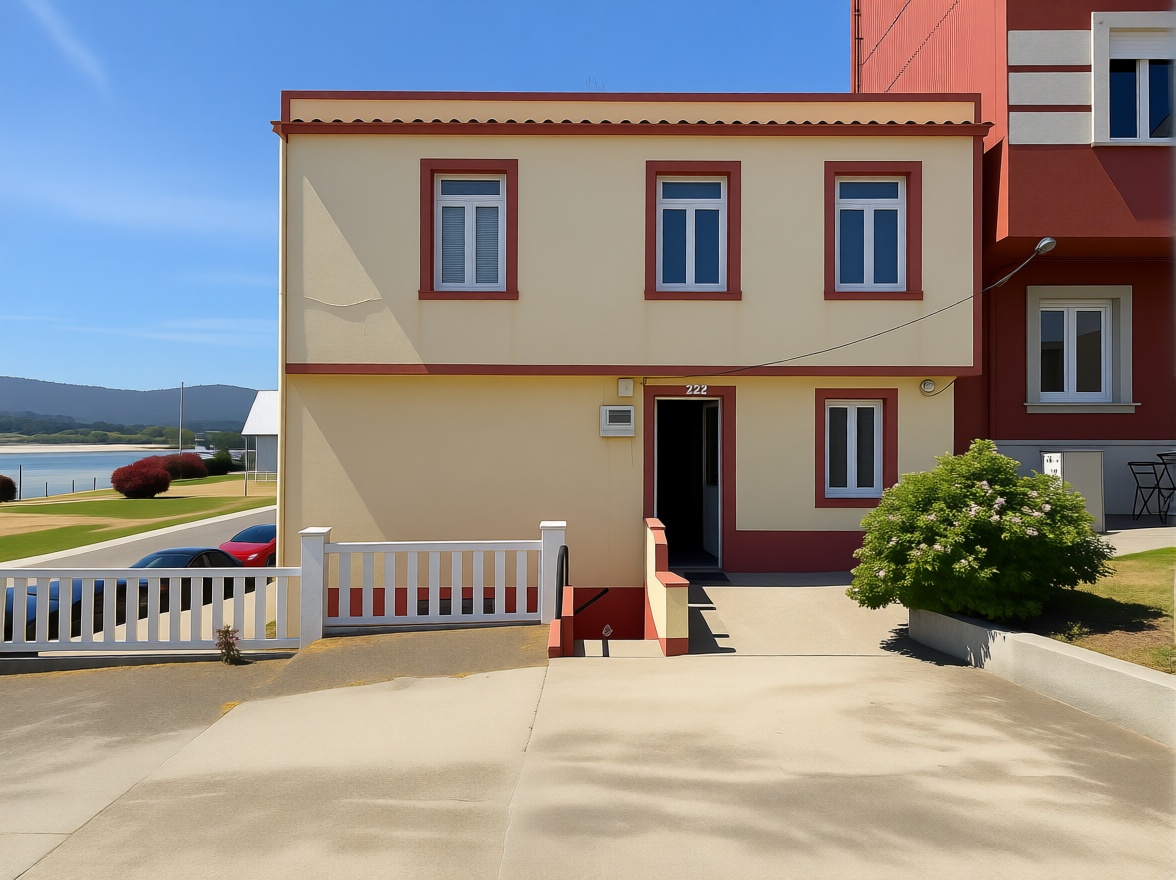 Chalet with direct beach access in Camariñas — Sea terrace