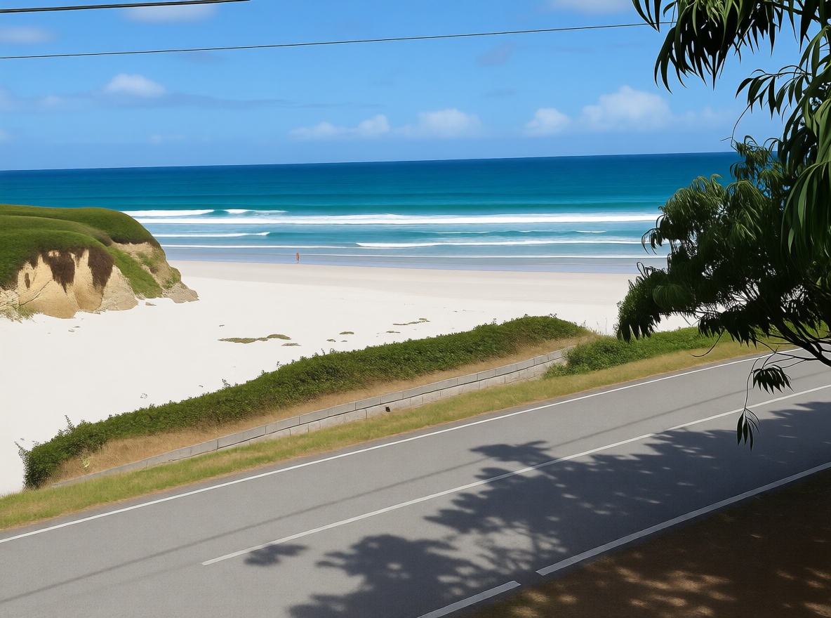 Chalet with direct beach access in Camariñas — Sea view