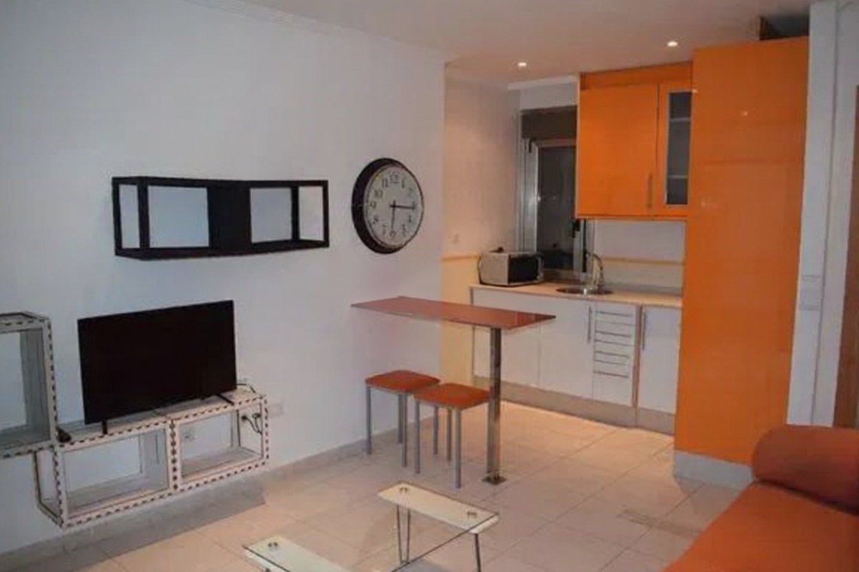 Beachfront studio in Camariñas — Kitchen