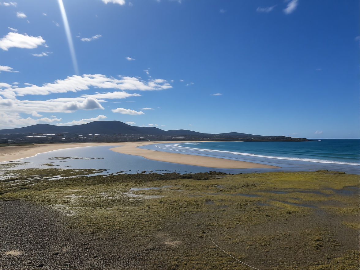 Beachfront flat in Camariñas — Sea view