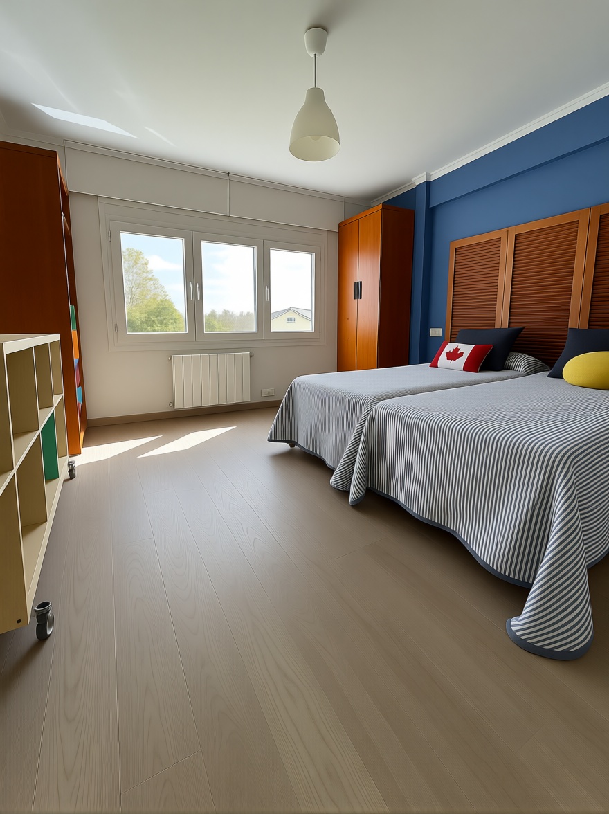 Piso en primera línea de playa en Camariñas — Dormitorio