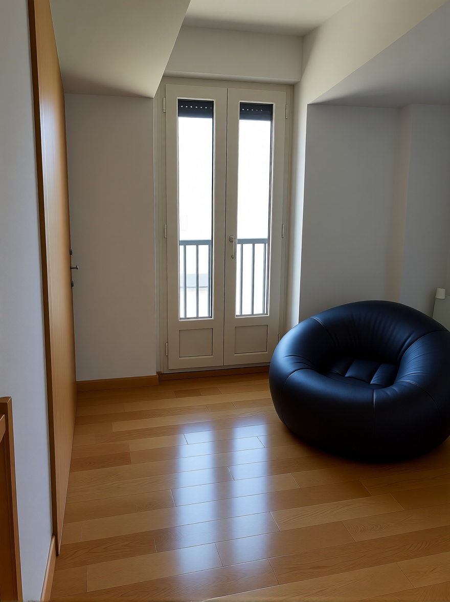 Appartement en attique en première ligne de mer à Castropol — Chambre