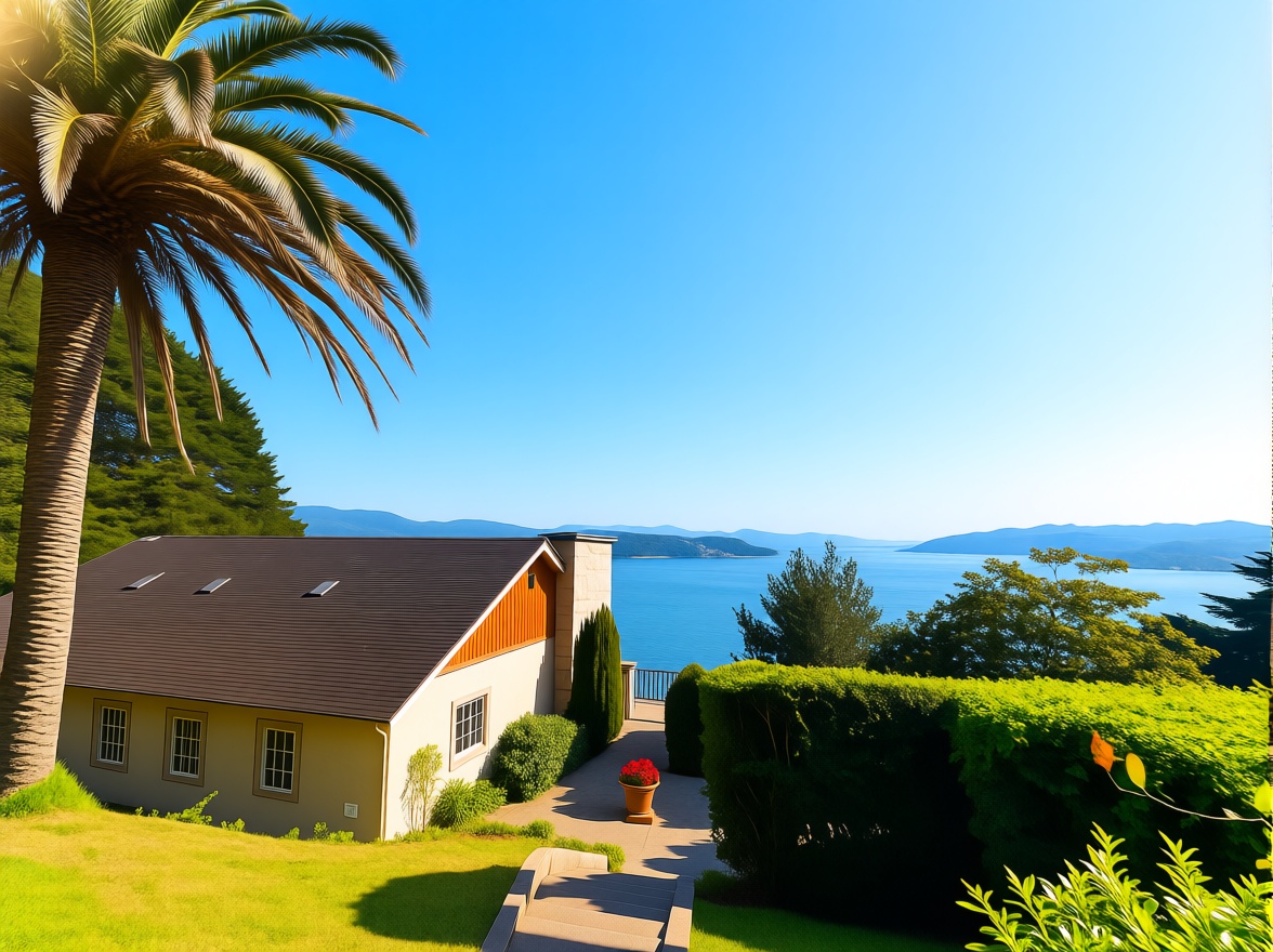Chalet avec accès direct à la plage à Castropol — Vue mer