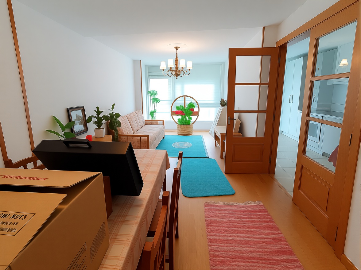Appartement en première ligne de plage à Castropol — Coin repas