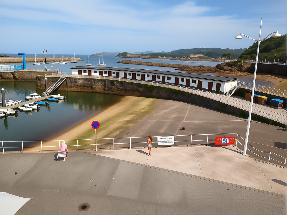 Appartement en première ligne de plage à Gijón — Vue mer