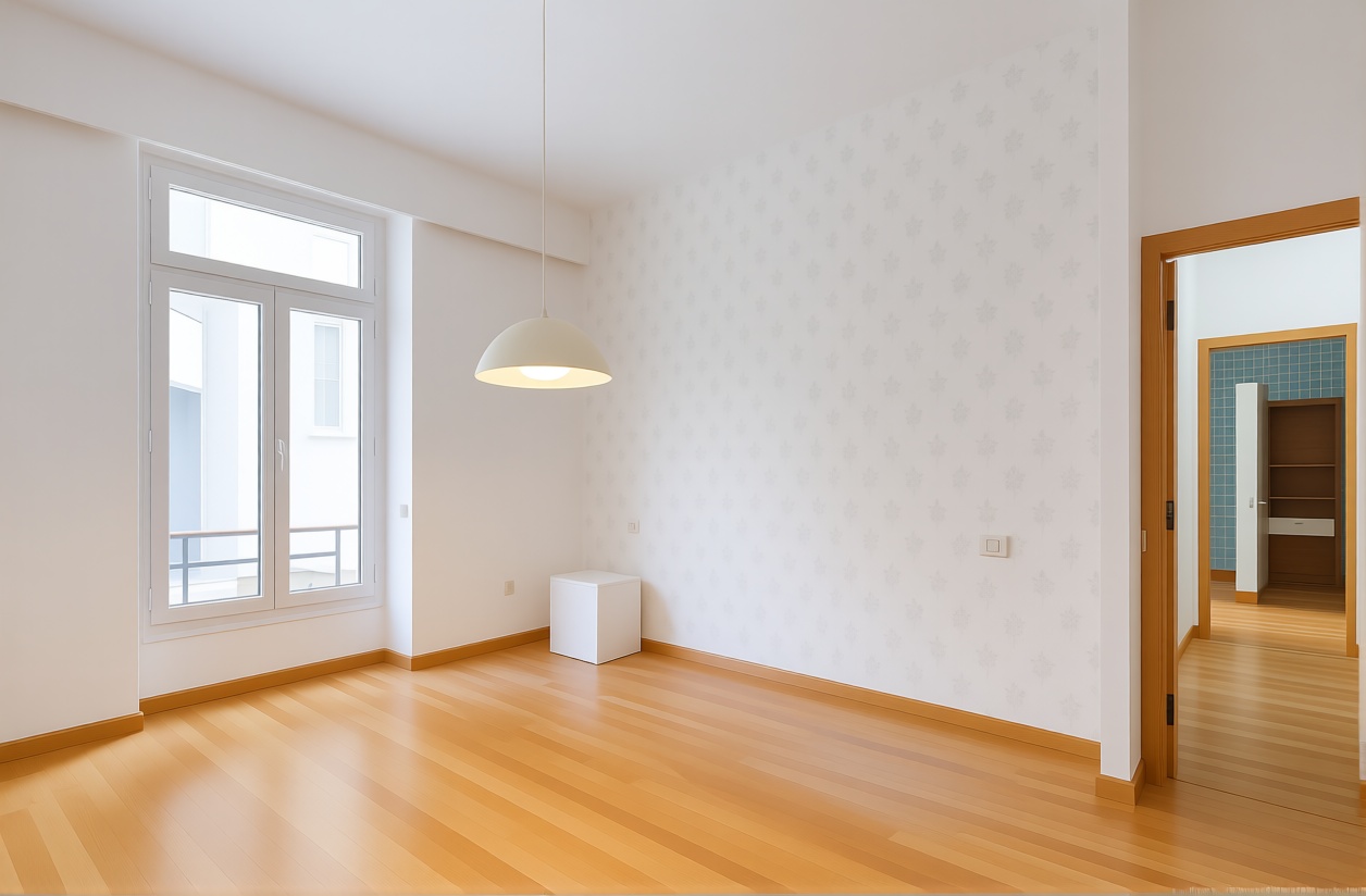 Appartement en première ligne de plage à Gijón — Chambre