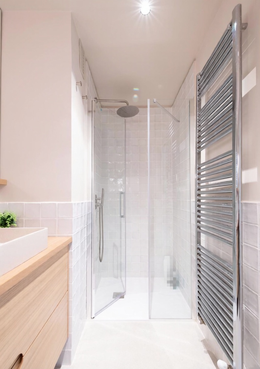 Appartement en attique en première ligne de mer à Gijón — Chambre