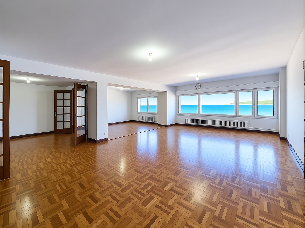 Appartement en première ligne de plage à Gijón — Séjour
