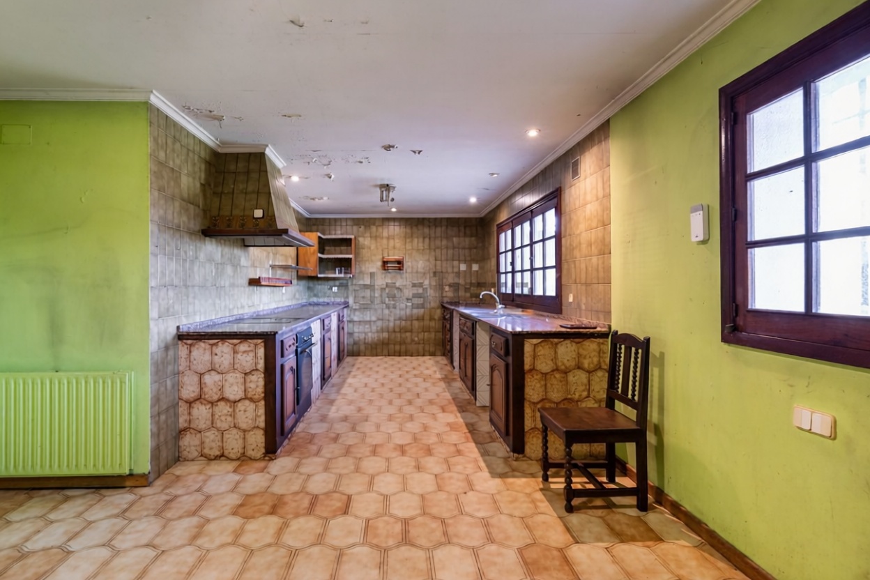 Chalet avec accès direct à la plage à Gijón — Chambre