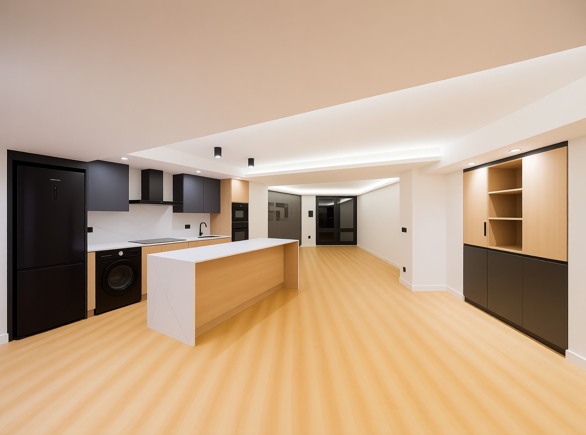 Appartement en première ligne de plage à Gijón — Cuisine