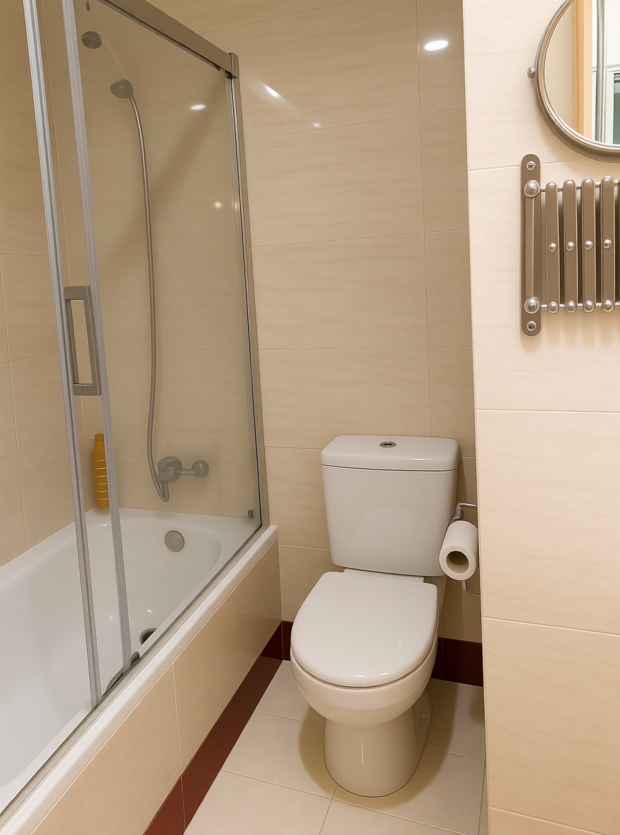 Appartement en première ligne de plage à Gijón — Sanitaires