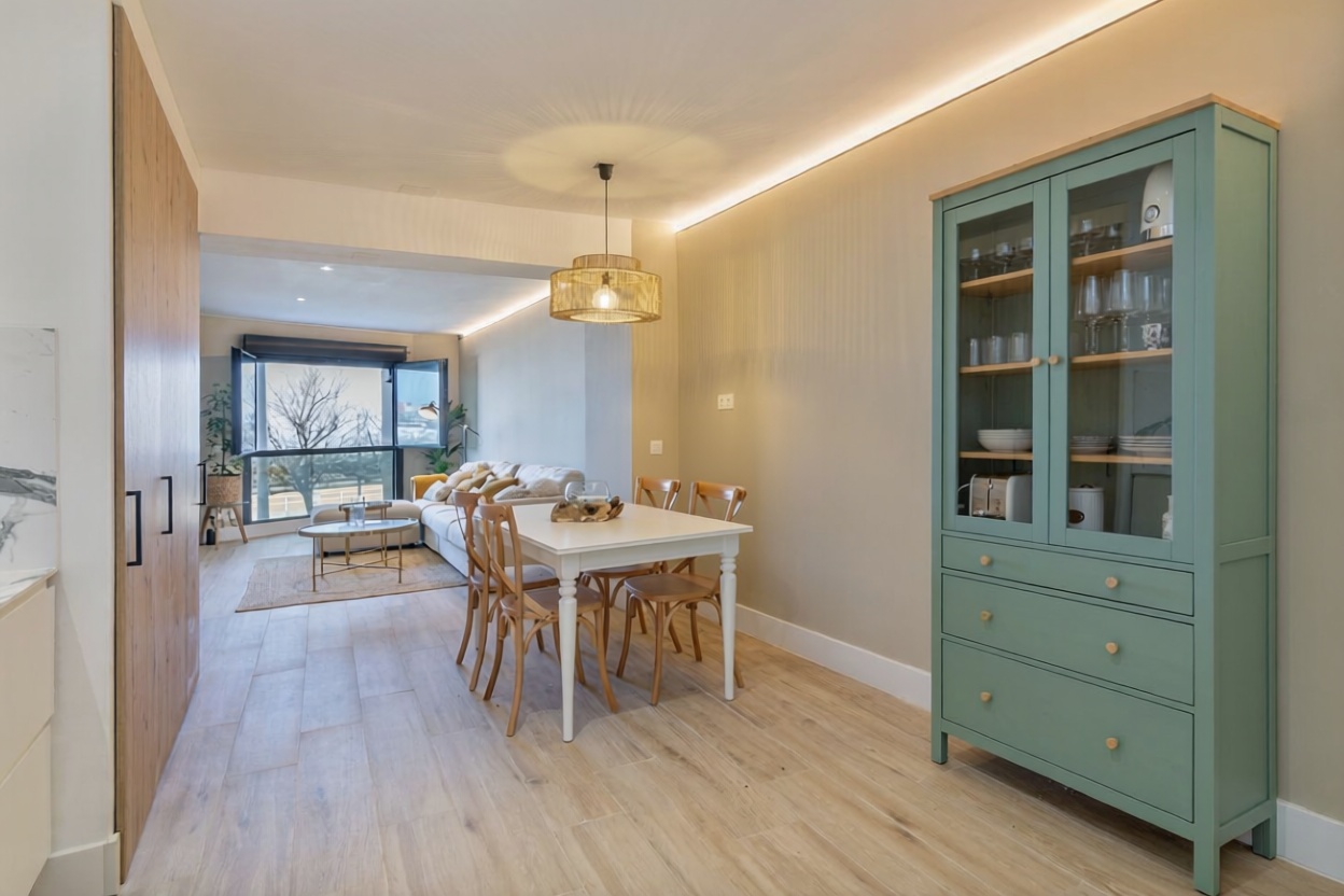 Appartement en première ligne de plage à Gijón — Vue mer