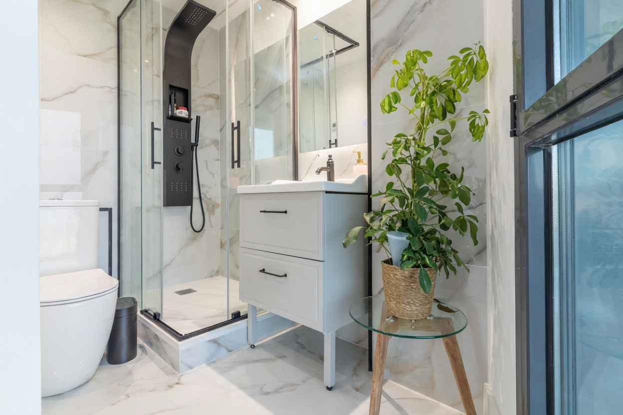 Appartement en première ligne de plage à Gijón — Sanitaires