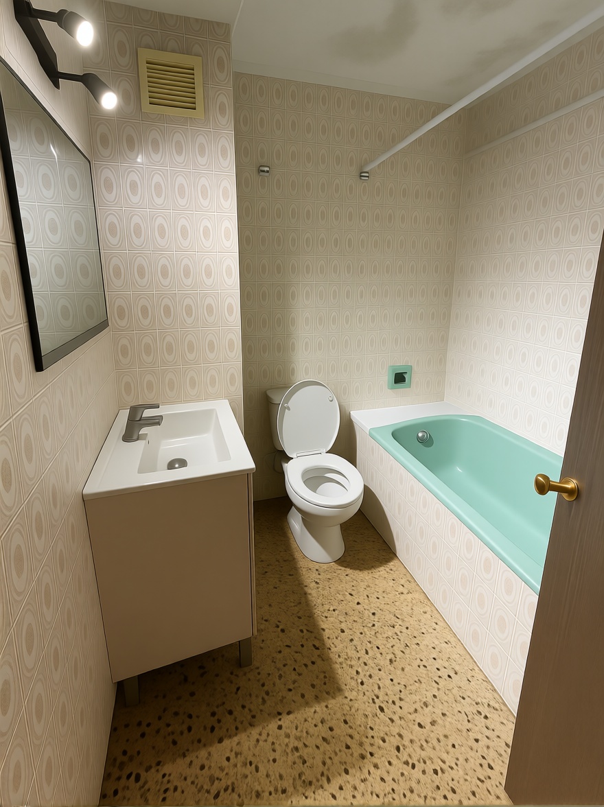 Appartement en première ligne de plage à Gijón — Sanitaires