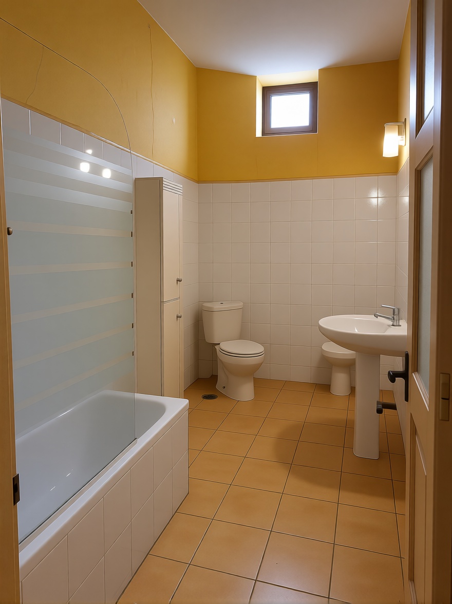 Appartement en première ligne de plage à Gijón — Sanitaires