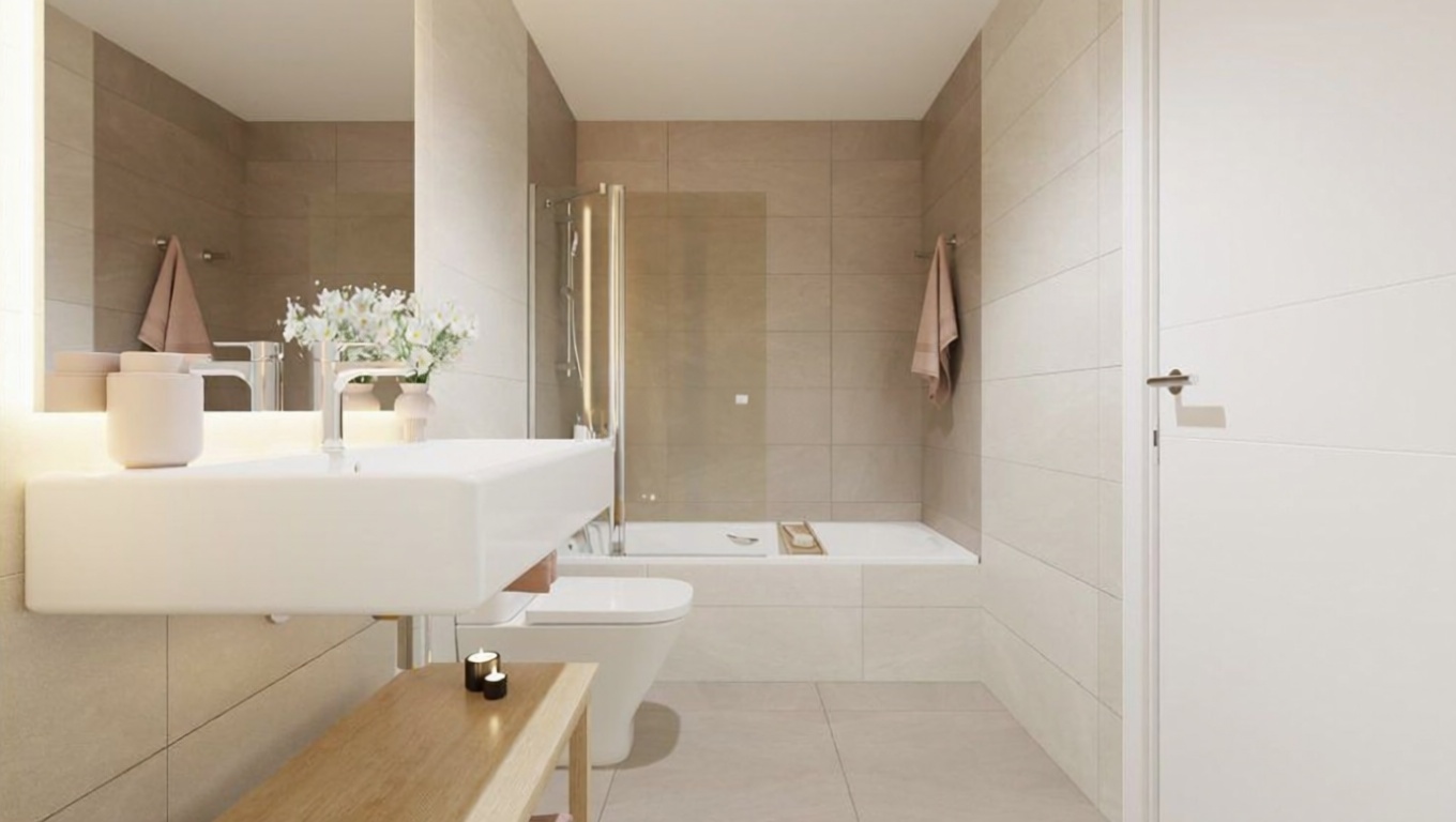 Appartement en première ligne de plage à Gijón — Chambre