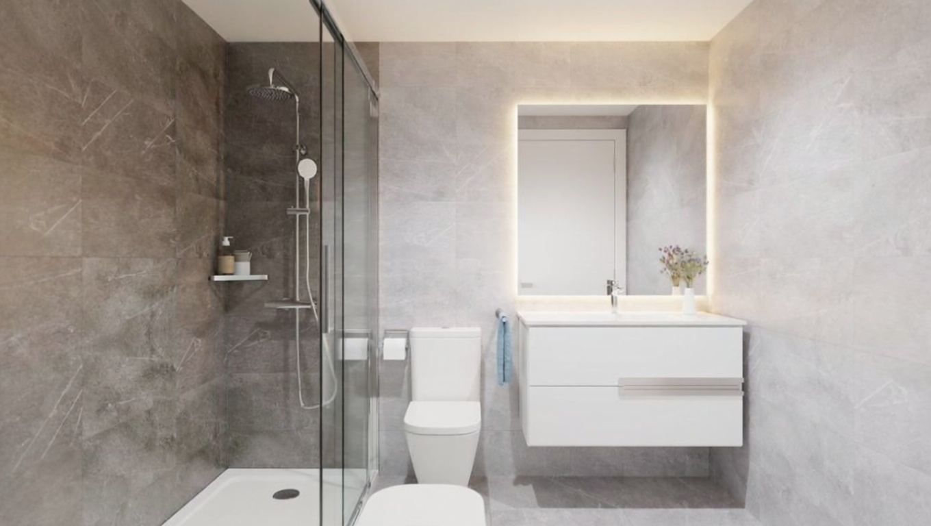 Appartement en première ligne de plage à Gijón — Chambre