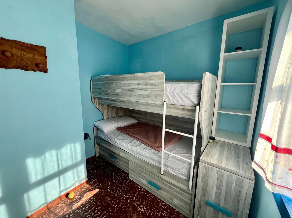 Chalet con acceso directo a playa en Villaviciosa — Dormitorio