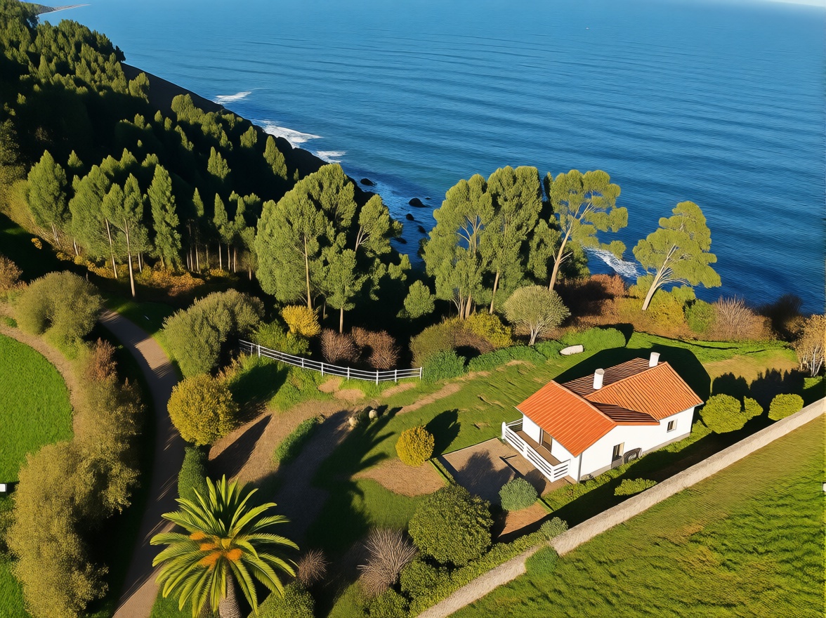 Chalet with direct beach access in Oriente, Asturias