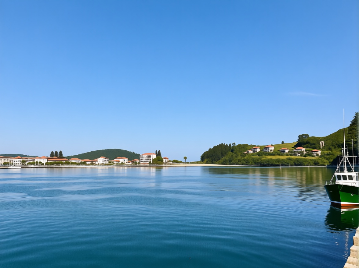 Beachfront flat in Ribadesella — Sea view