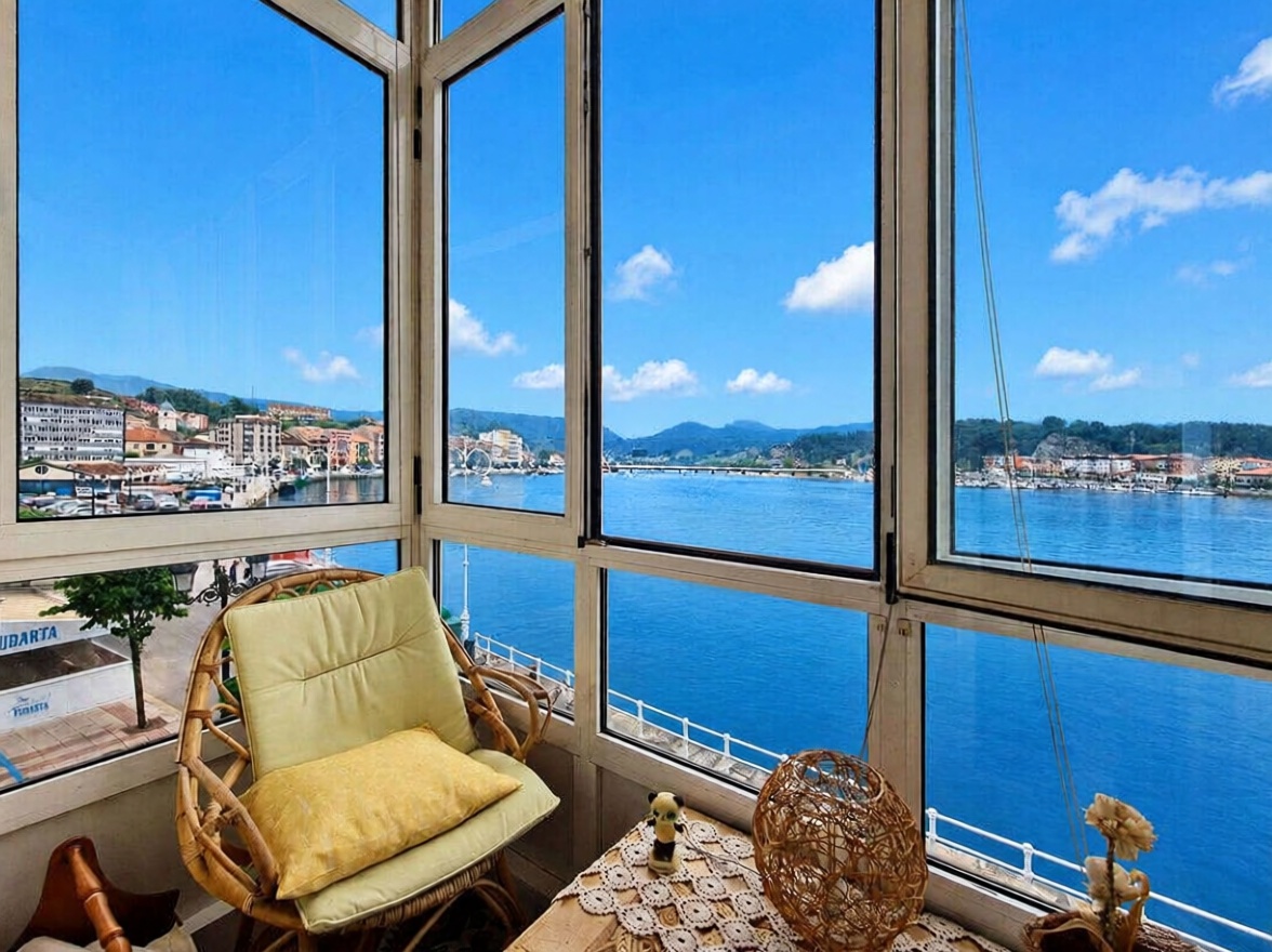 Beachfront flat in Ribadesella