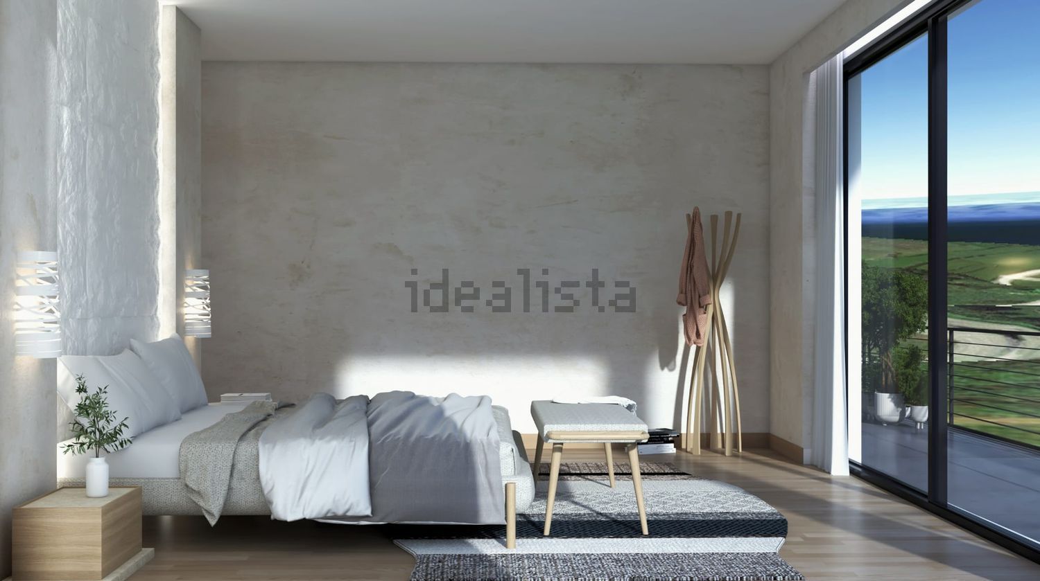 Chalet com acesso direto à praia em Val de San Vicente — Quarto