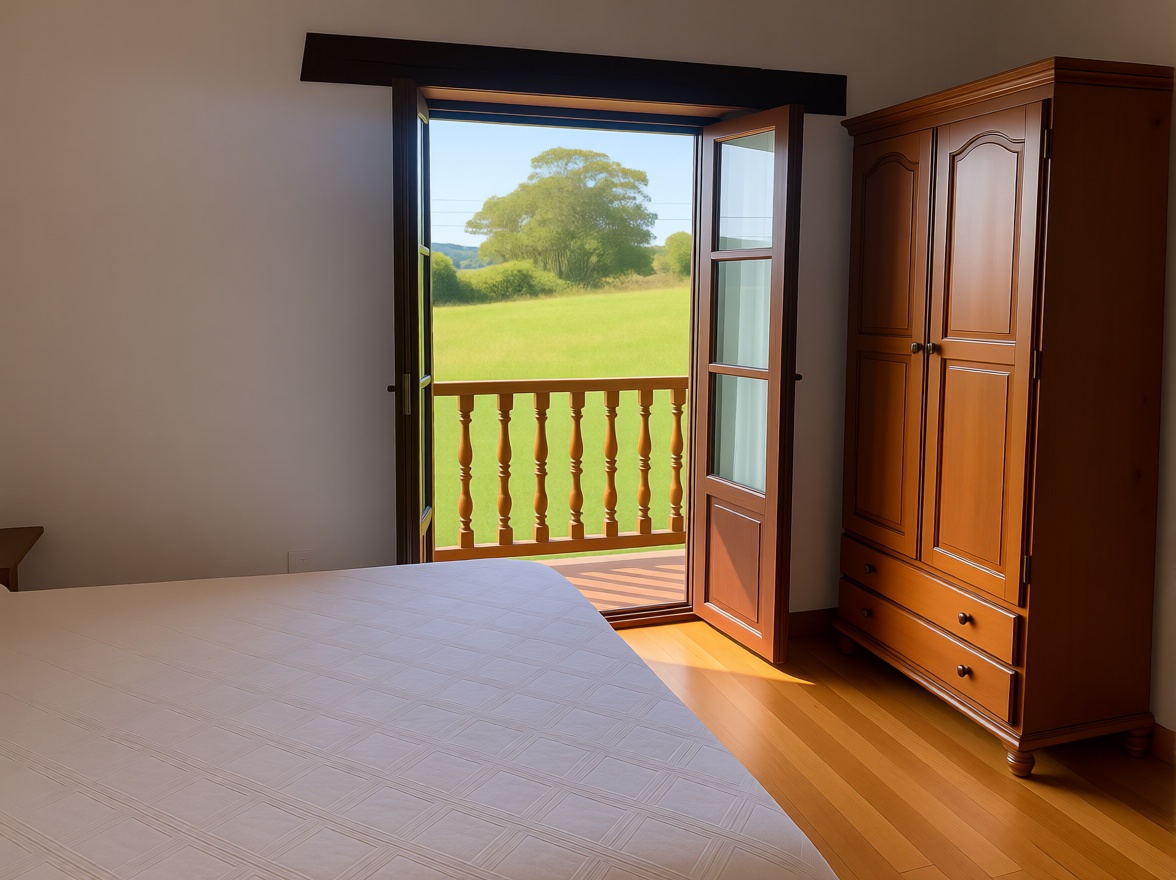 Chalet with direct beach access in San Vicente de la Barquera — Bedroom