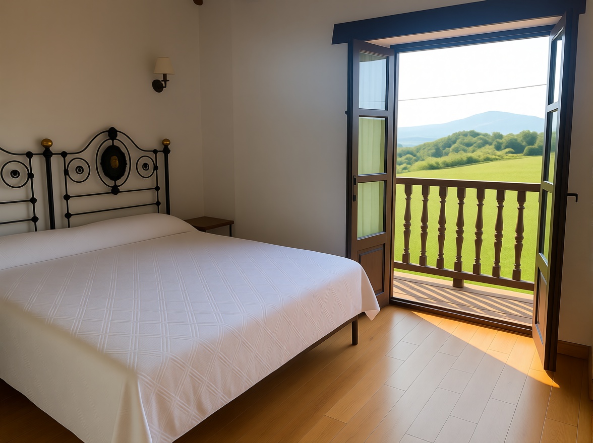 Chalet with direct beach access in San Vicente de la Barquera — Bedroom