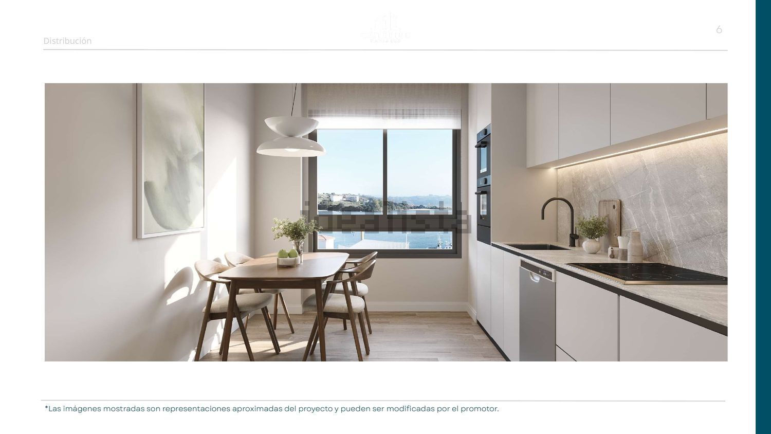 Apartamento em primeira linha de praia em San Vicente de la Barquera — Cozinha