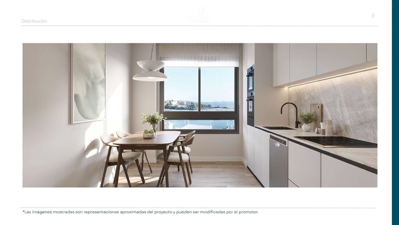 Appartement en première ligne de plage à San Vicente de la Barquera — Cuisine