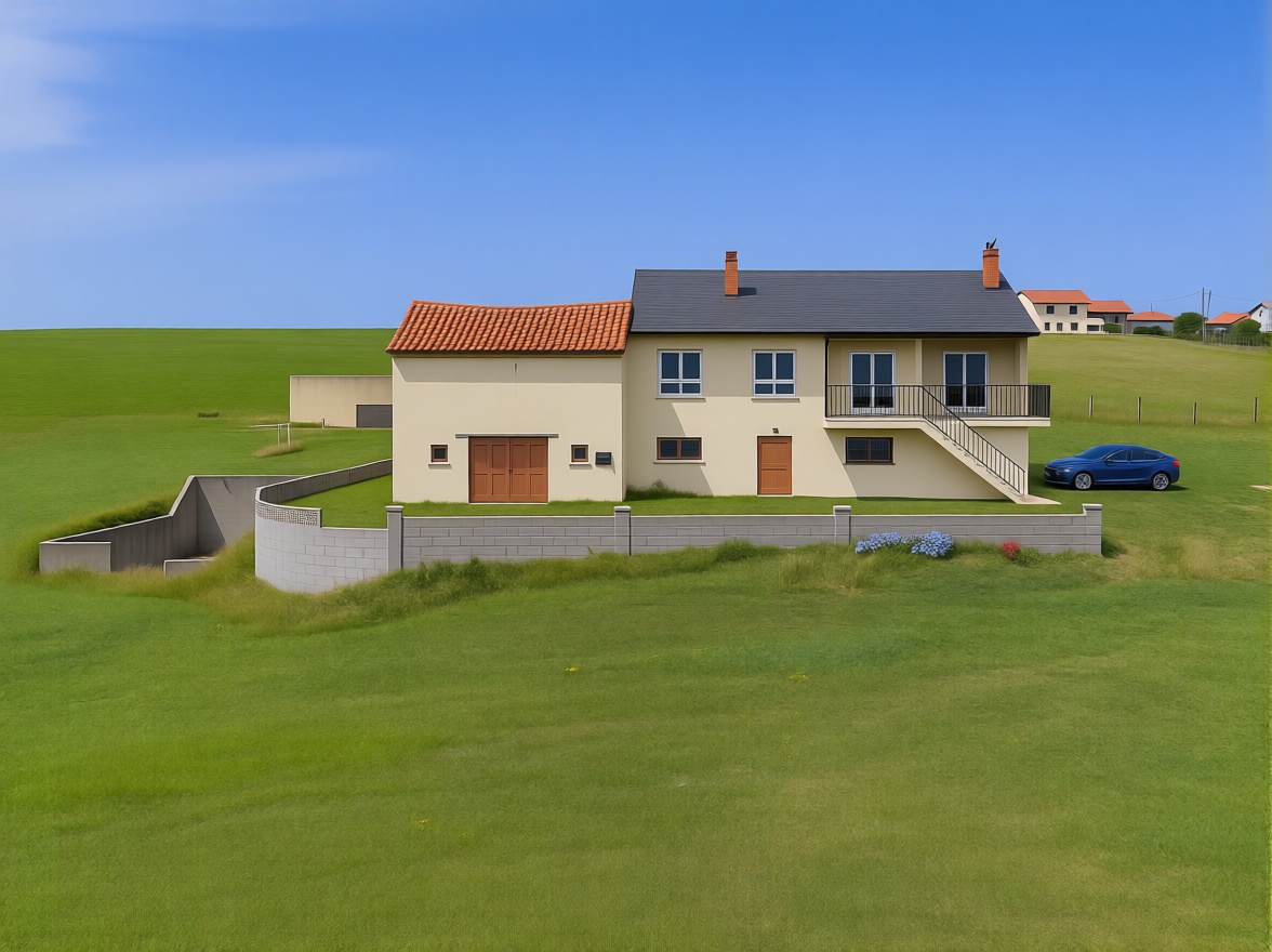 Chalet with direct beach access in Santander — Sea view