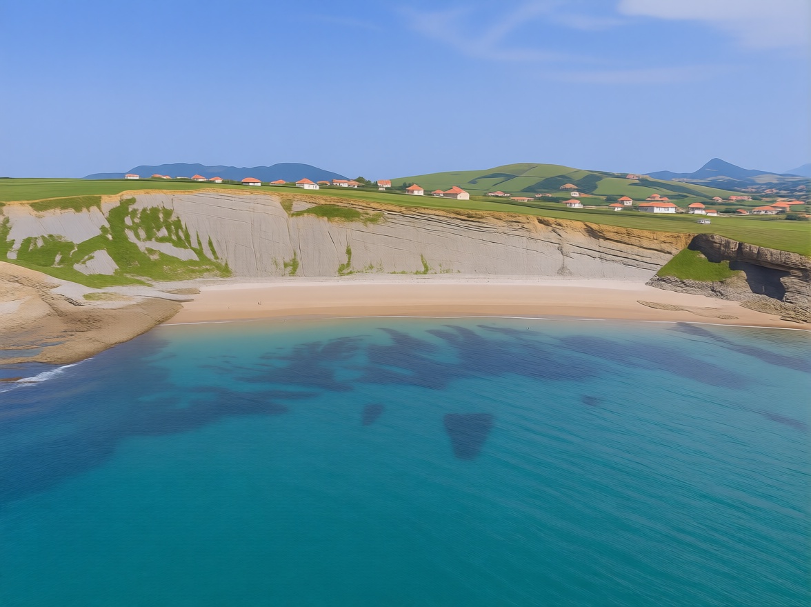 Chalet with direct beach access in Santander — Sea view