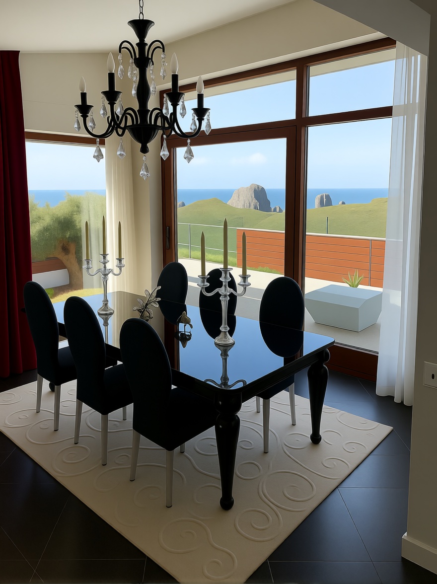Chalet with direct beach access in Liencres — Dining room